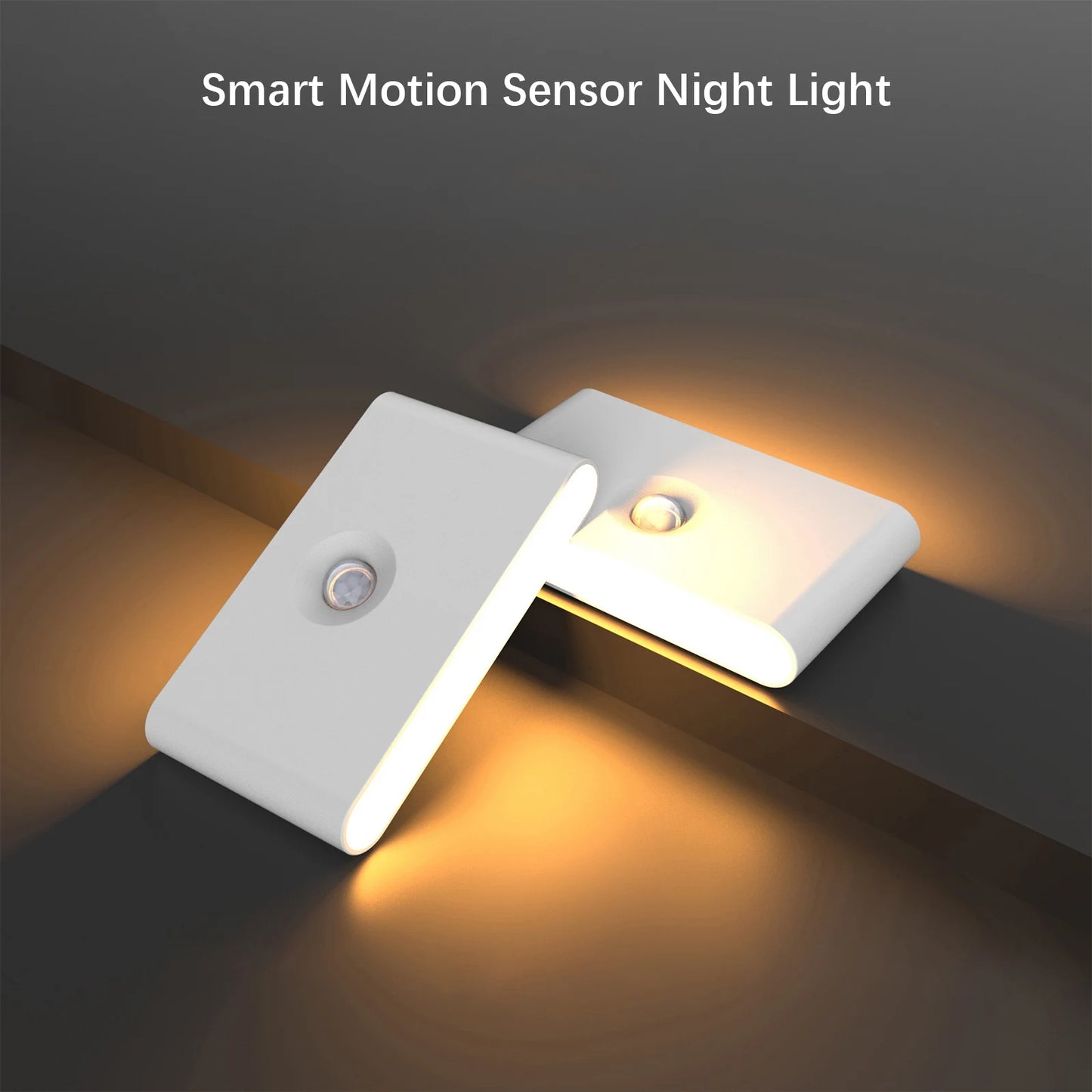Luz Noturna com Sensor de Movimento – LED Recarregável e Magnética