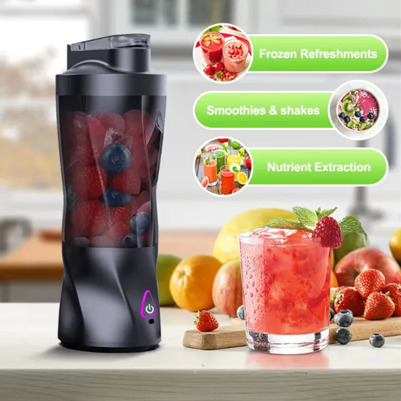 Liquidificador Espremedor Elétrico Portátil Sem Fio