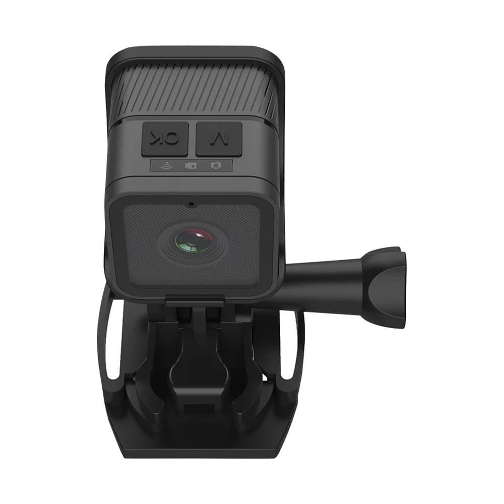 Mini Câmera Esportiva Portátil 1080P HD com Wi-Fi e Suporte à Prova d'Água