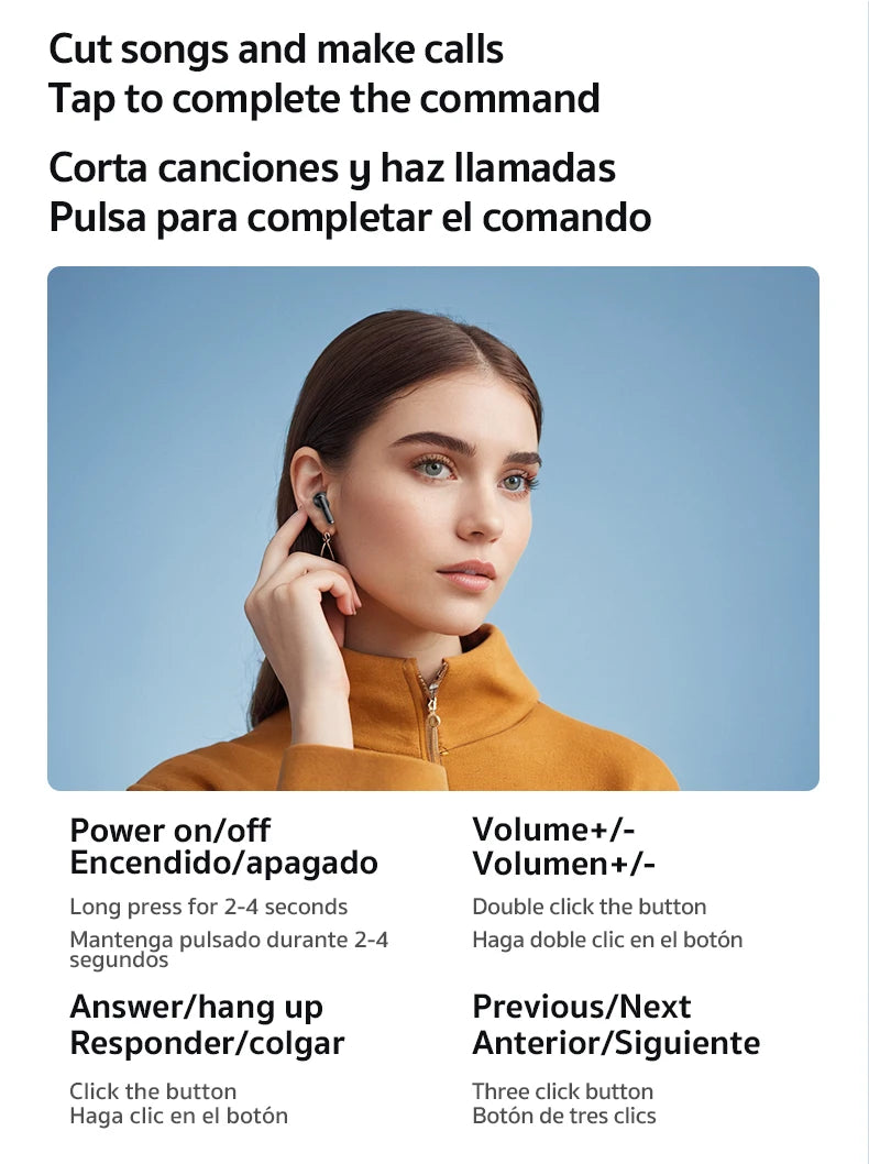 Fones de Ouvido Tradutor – Bluetooth com Tradução em Tempo Real