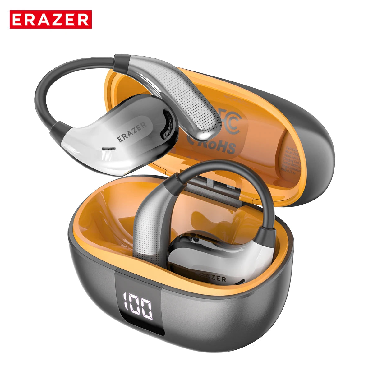 Fones de ouvido AI tradutor sem fio Bluetooth 5.4 135 Idiomas