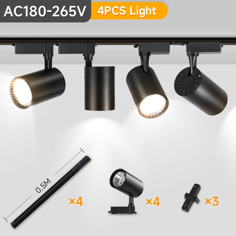 Luminária de Trilho LED para Teto