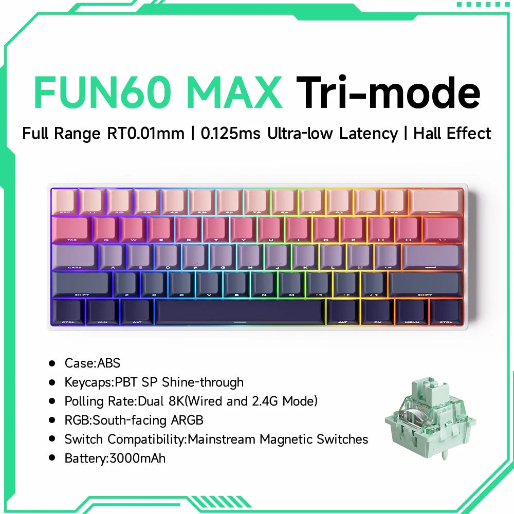 Teclado Mecânico com Switch Magnético