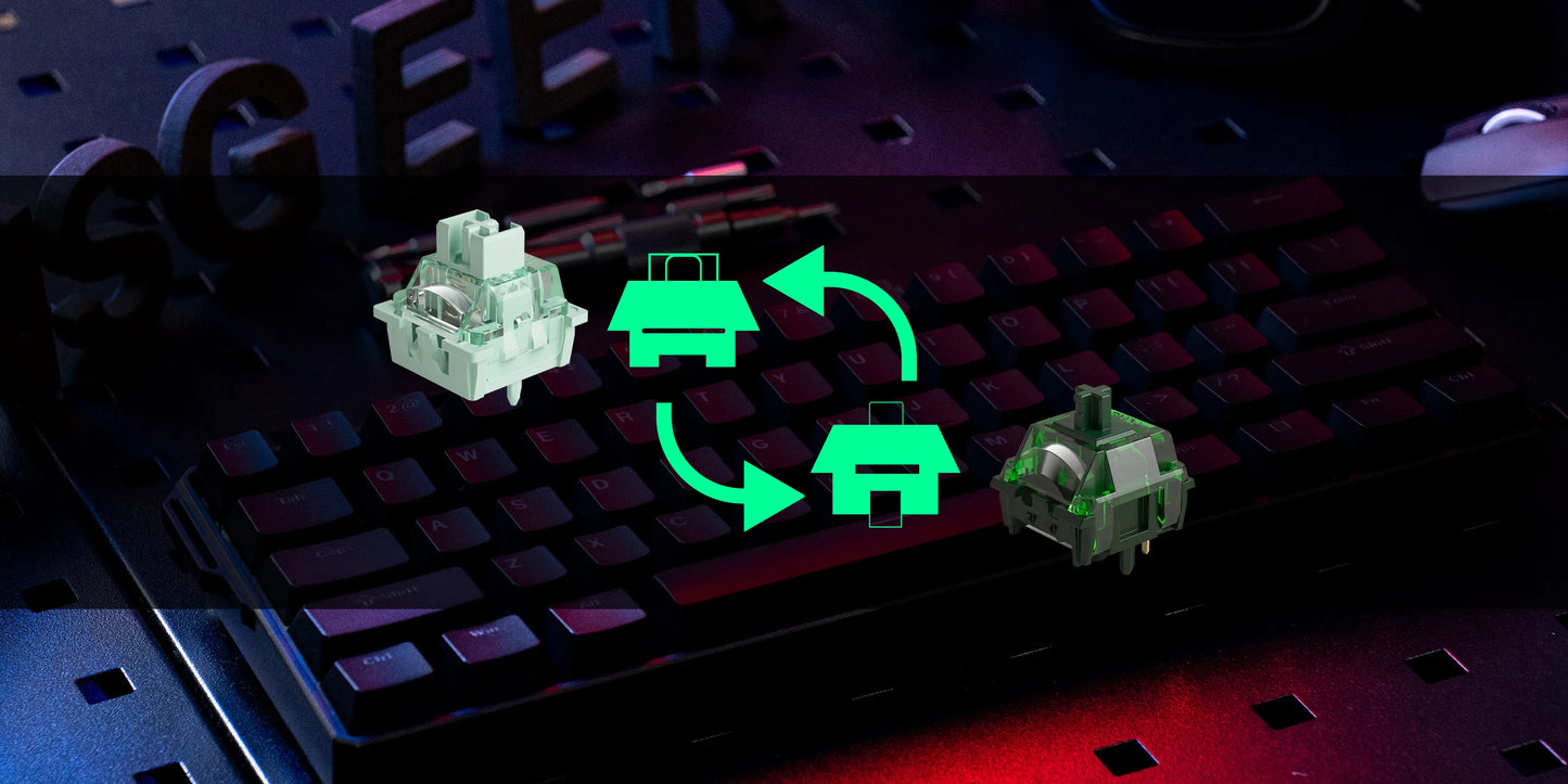 Teclado Mecânico com Switch Magnético