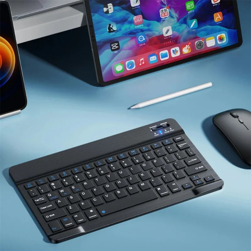 Teclado Silencioso Bluetooth Recarregável