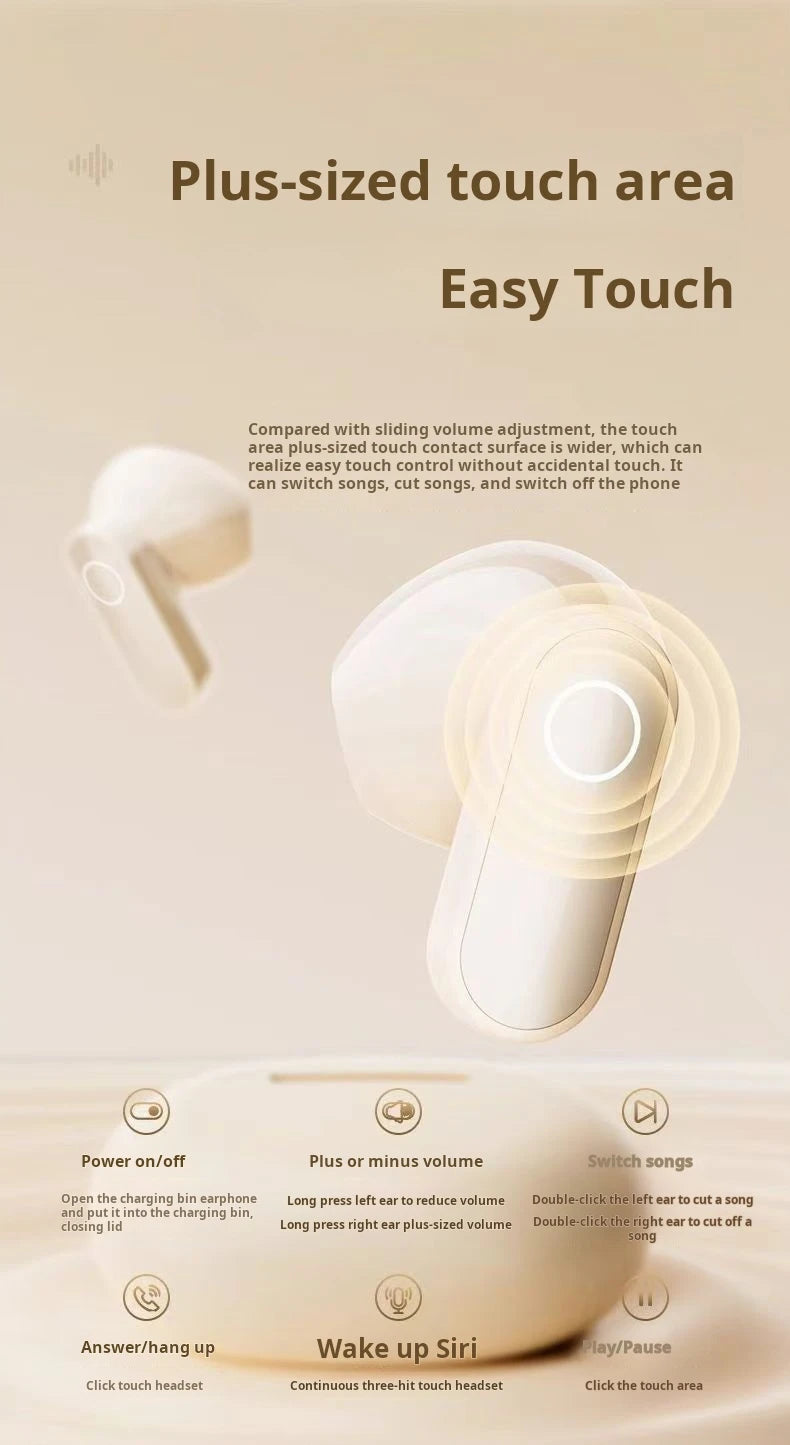 Fones de ouvido Bluetooth Estéreo alta fidelidade sem fio com microfone