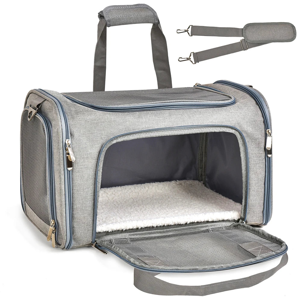 Mochila de Transporte para Cães e Gatos