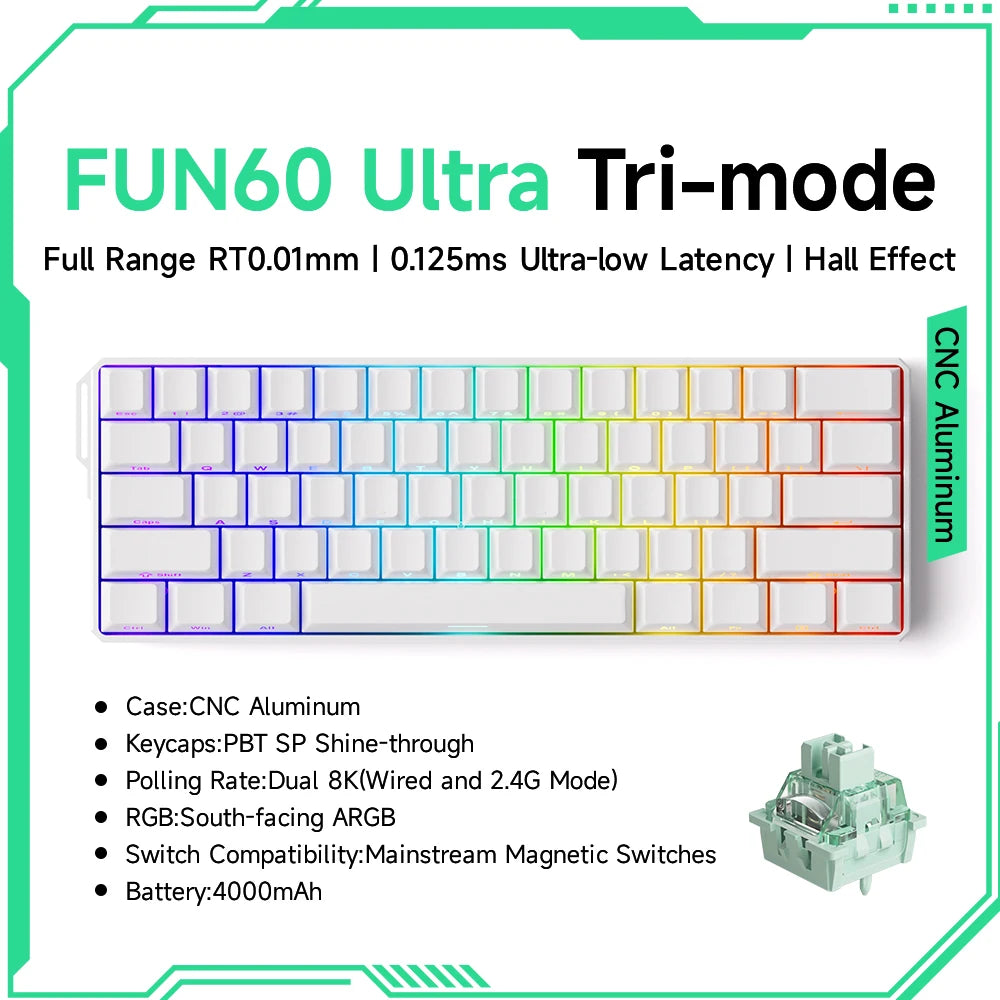 Teclado Mecânico com Switch Magnético