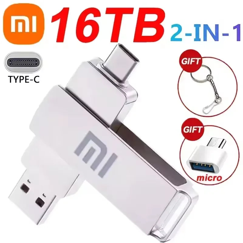 Pen Drive USB 3.2 – Alta Velocidade, Tipo-C, à Prova d’Água