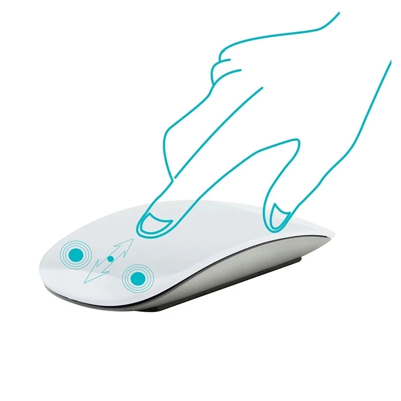 Mouse Bluetooth Silencioso Recarregável Ergonômico