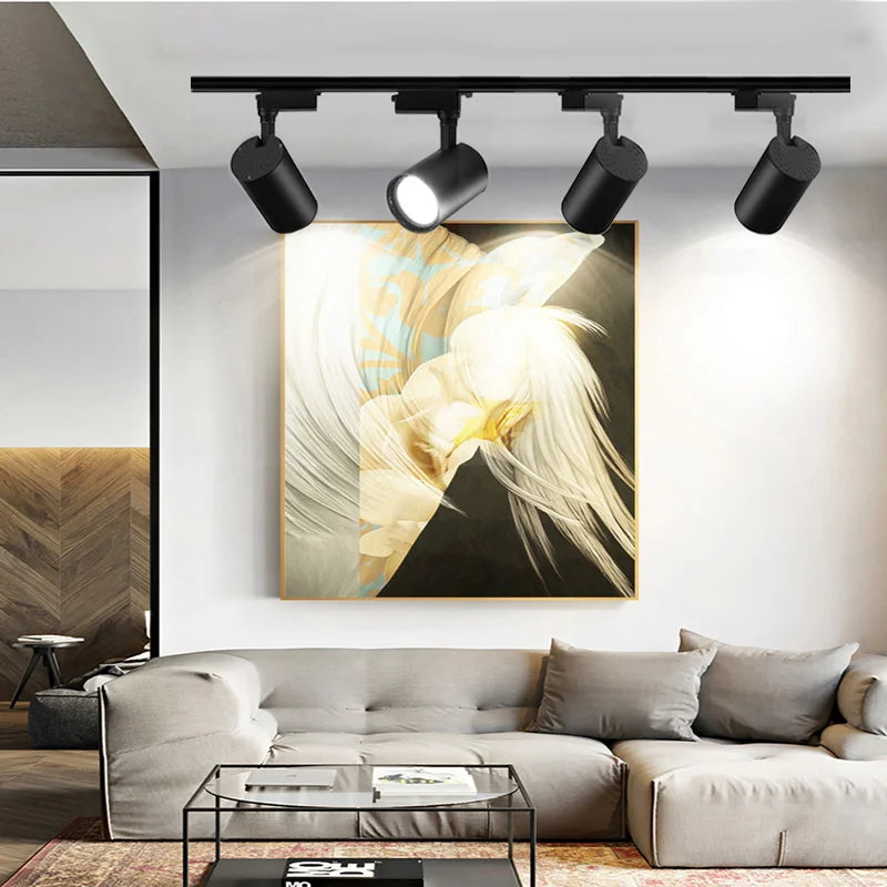 Luminária de Trilho LED – Conjunto Completo