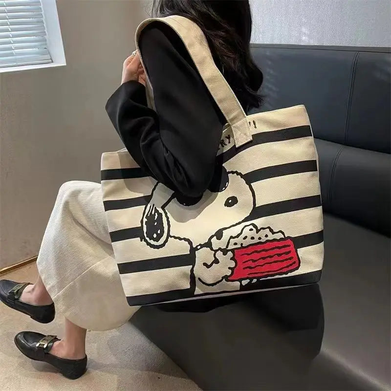 Bolsa Lona Snoopy / Minnie Mouse