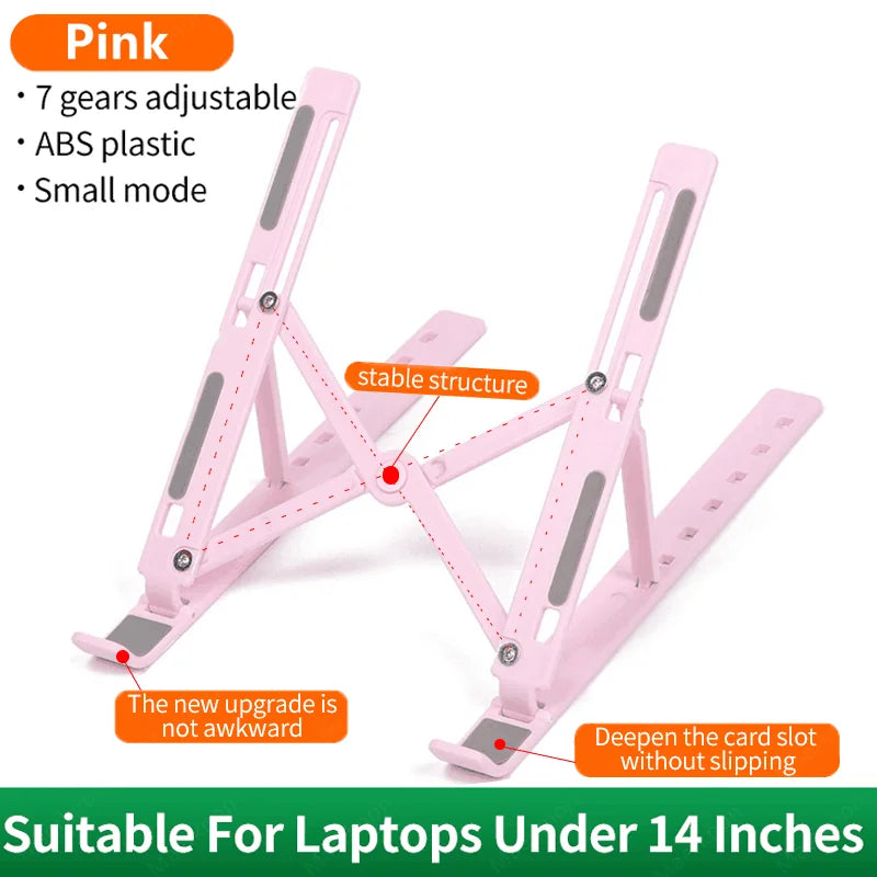 Suporte Ajustável para Laptop Universal, Dobrável