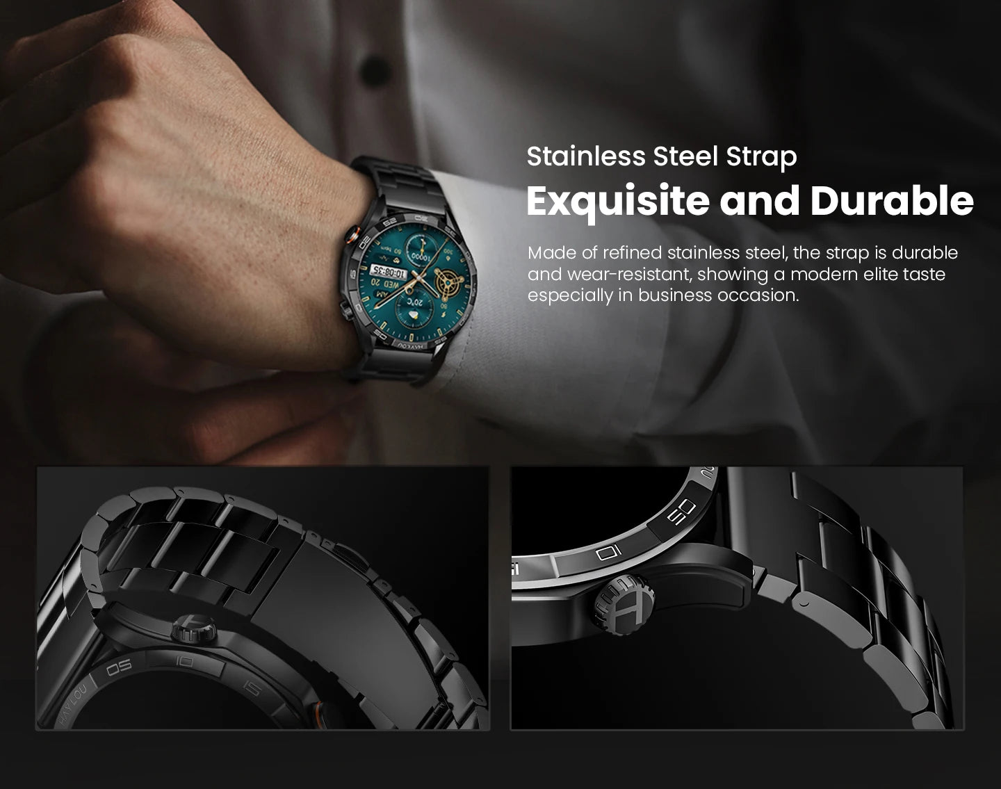 Smartwatch Solar 5 com Chamadas Bluetooth