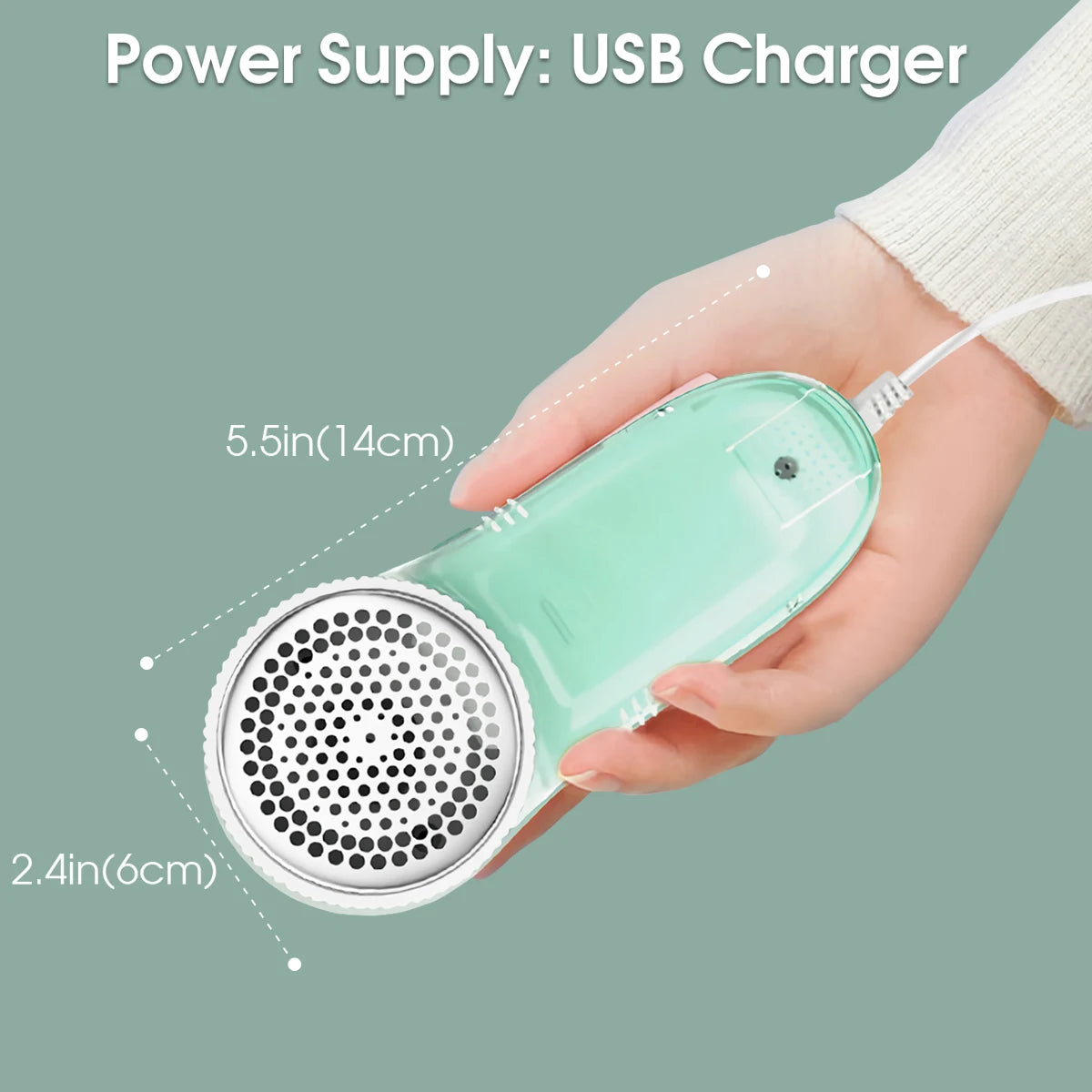 Removedor Elétrico de Bolinhas USB Portátil