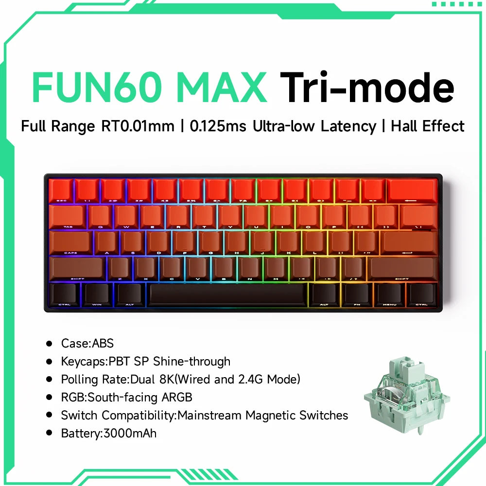 Teclado Mecânico com Switch Magnético