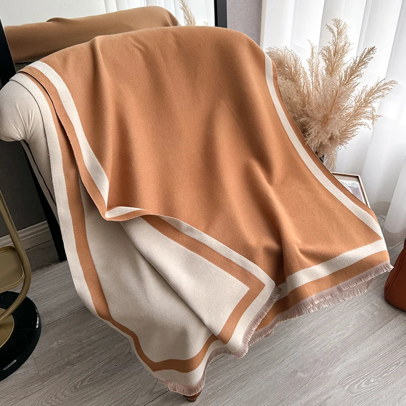 Cachecol Pashmina Luxo Toque de Cashmere