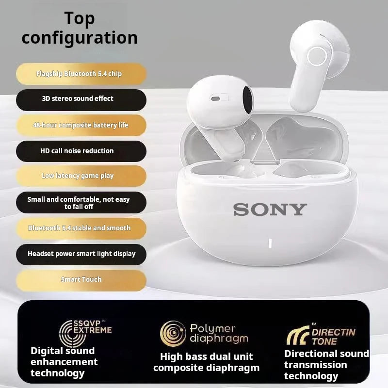 Fones de ouvido Bluetooth Estéreo alta fidelidade sem fio com microfone