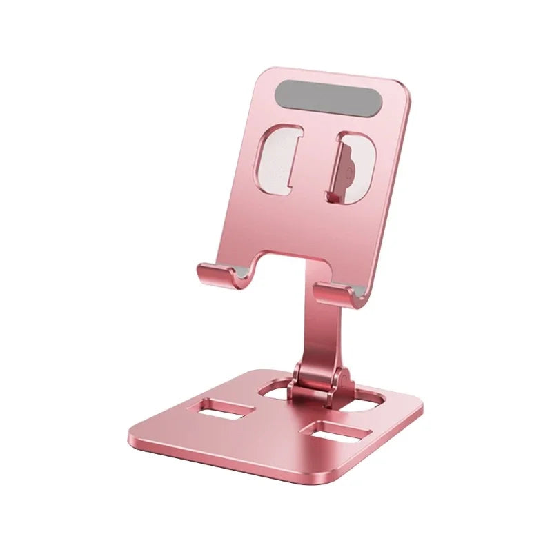 Suporte Universal para Tablet e Celular – Liga de Alumínio, Ajustável e Portátil, Compatível com iPad e Smartphones