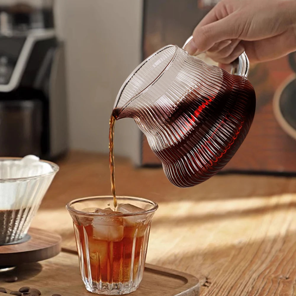 Conjunto de Jarra Borosilicato e Filtro de Café Reutilizável