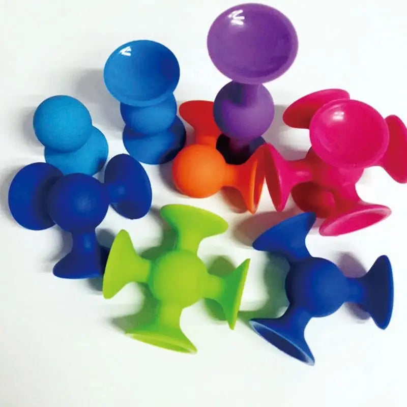 Brinquedo de Montar com Ventosas 19 Peças em Silicone