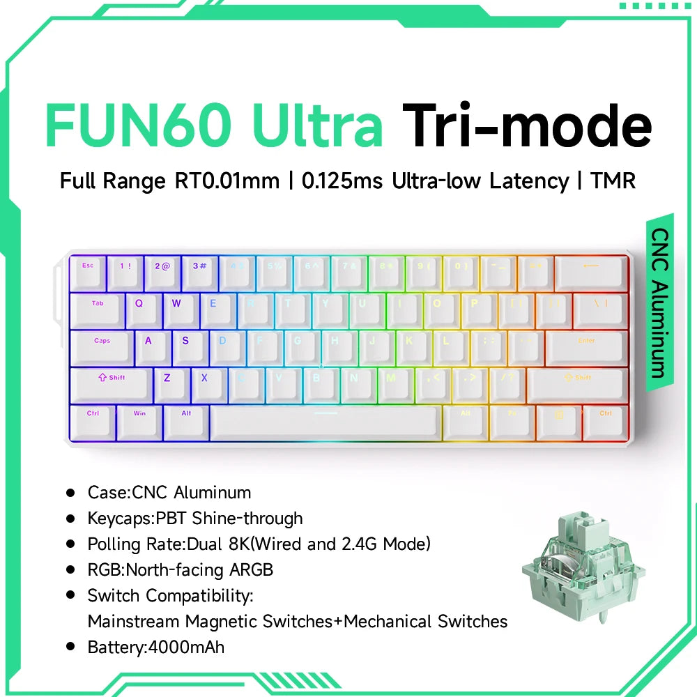 Teclado Mecânico com Switch Magnético