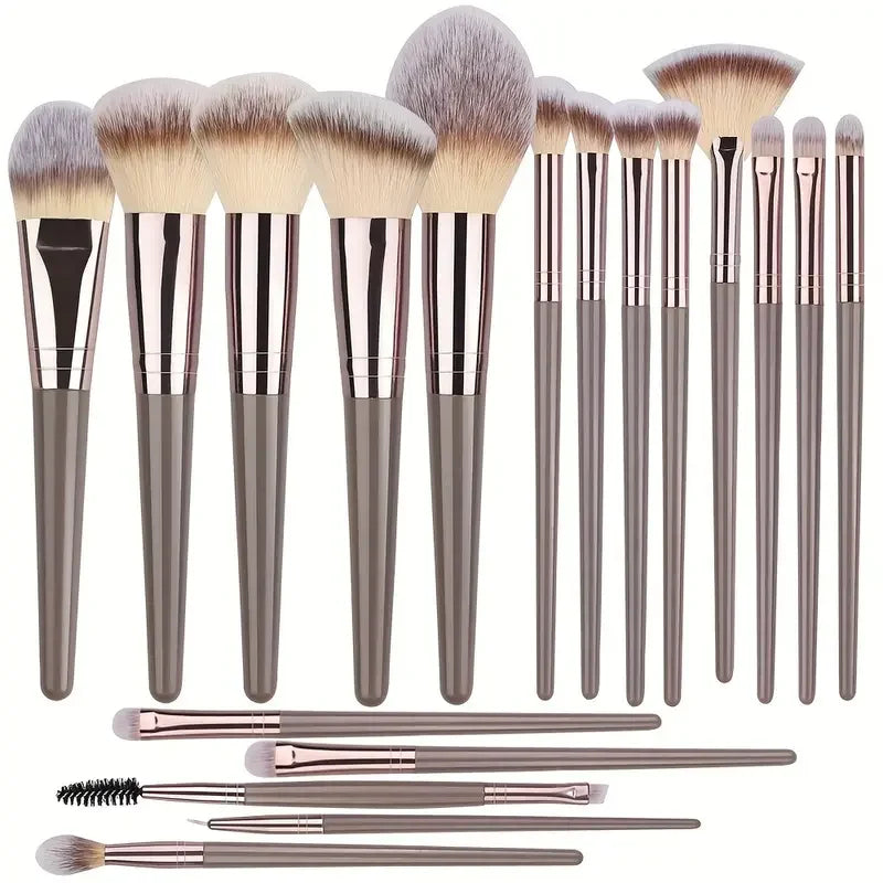 Conjunto Profissional de Pincéis Esponjas de Maquiagem