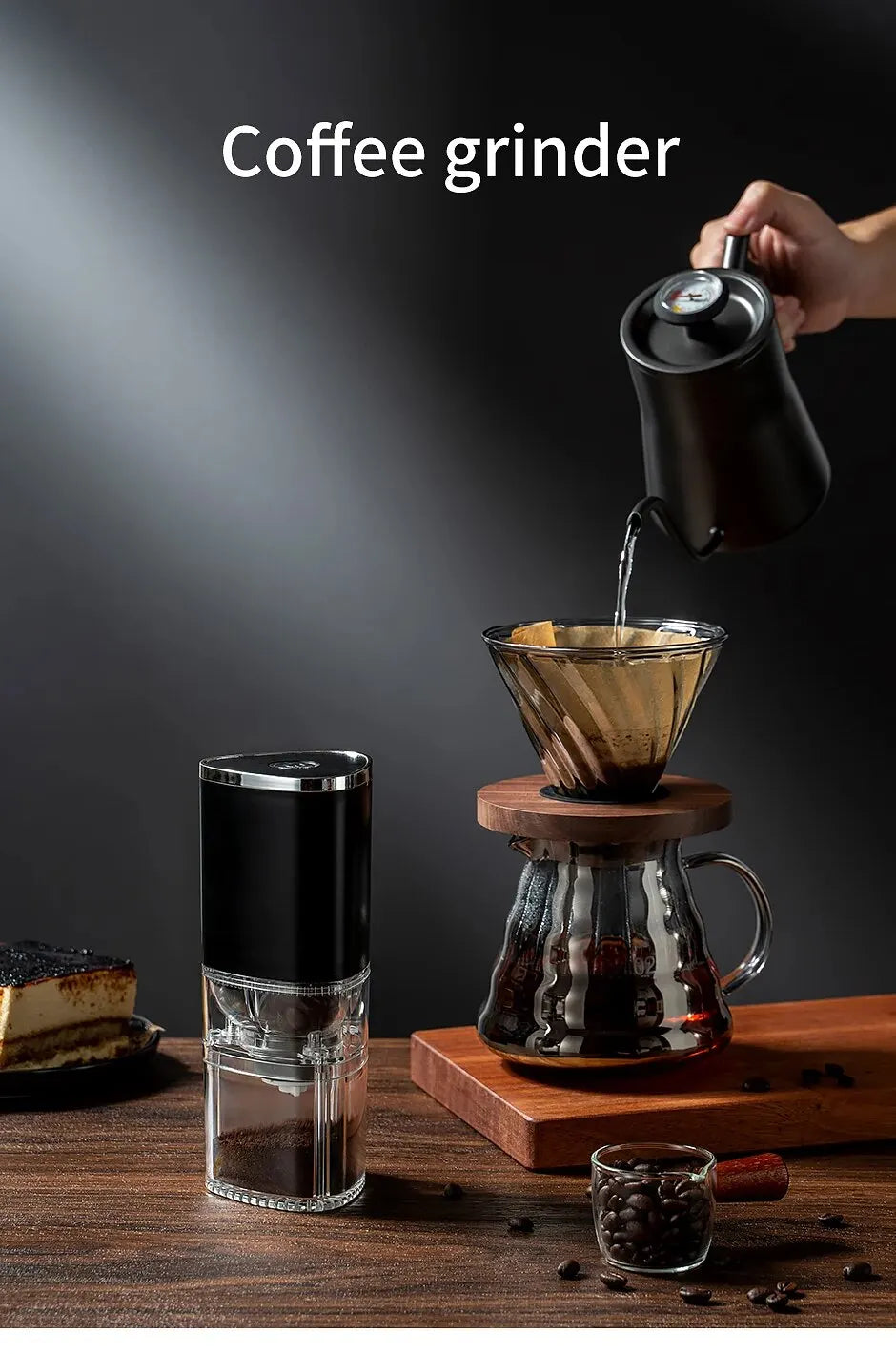 Moedor de Café Elétrico Portátil USB
