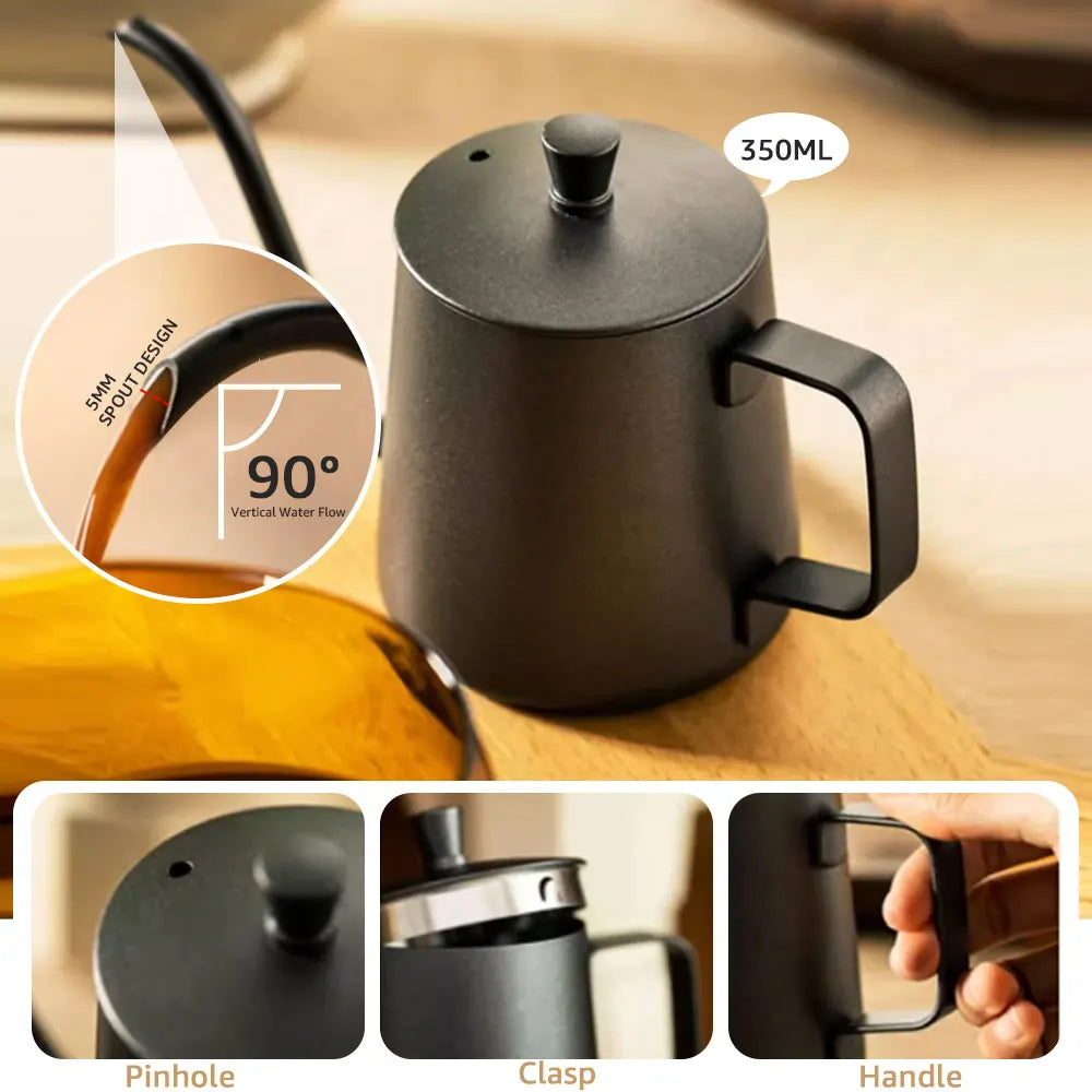 Conjunto de Jarra Borosilicato e Filtro de Café Reutilizável