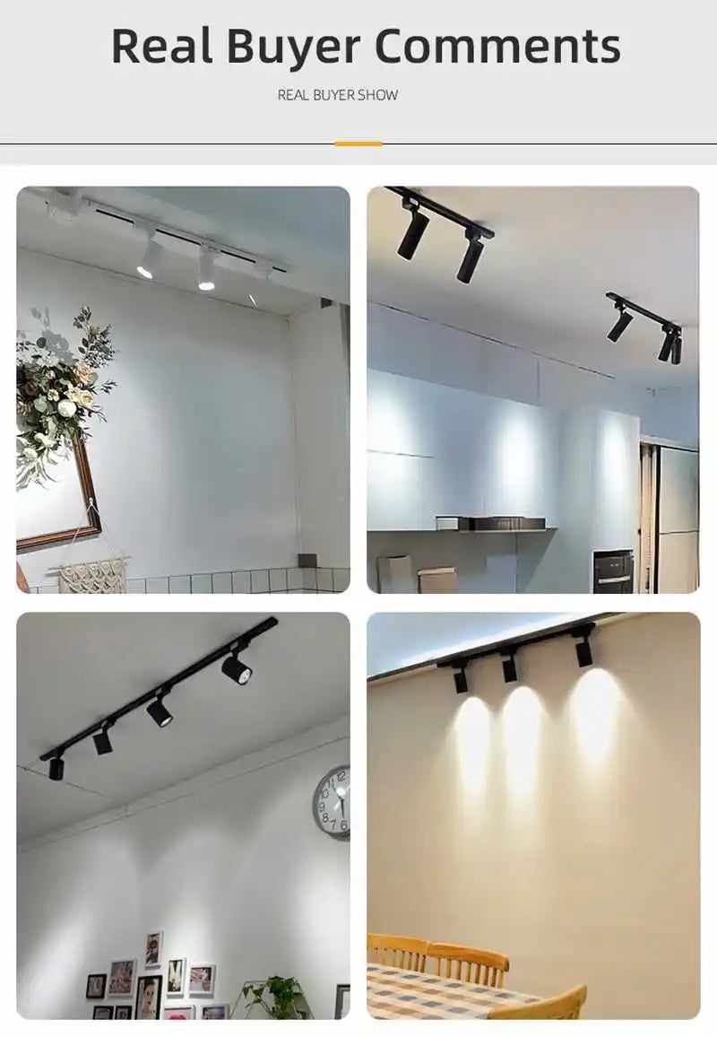 Luminária de Trilho LED para Teto