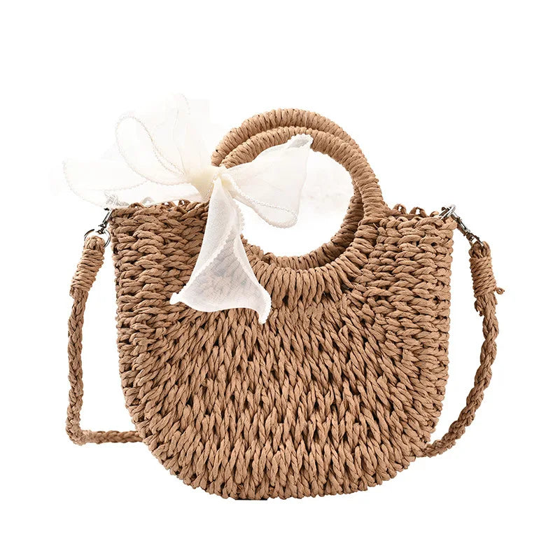 Bolsa Redonda de Palha