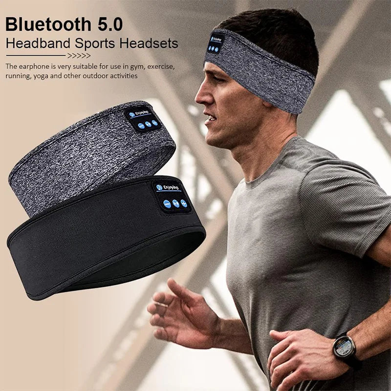 Fones Bluetooth com Faixa de Cabeça – Headset Esportivo