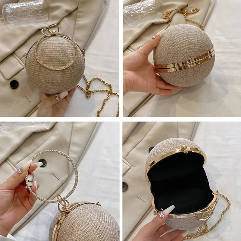 Clutch Circular de Metal