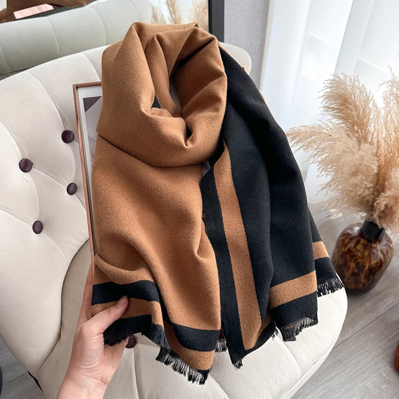 Cachecol Pashmina Luxo Toque de Cashmere