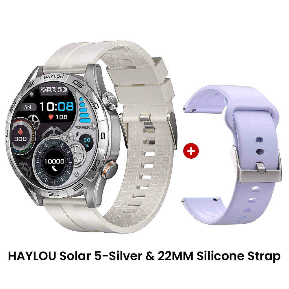 Smartwatch Solar 5 com Chamadas Bluetooth