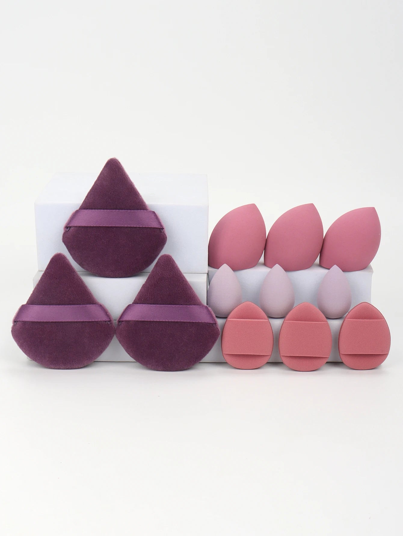 Conjunto de Esponjas Maquiagem 12 Peças