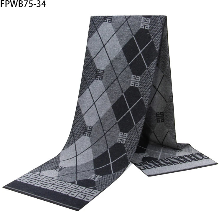 Cachecol Masculino Xadrez — Estilo e Conforto para os Dias Frios