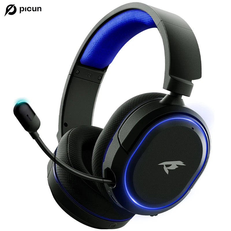 Fone de Ouvido Gamer Sem Fio - 7.1 Surround, Bluetooth 5.3 e Alta Duração de Bateria