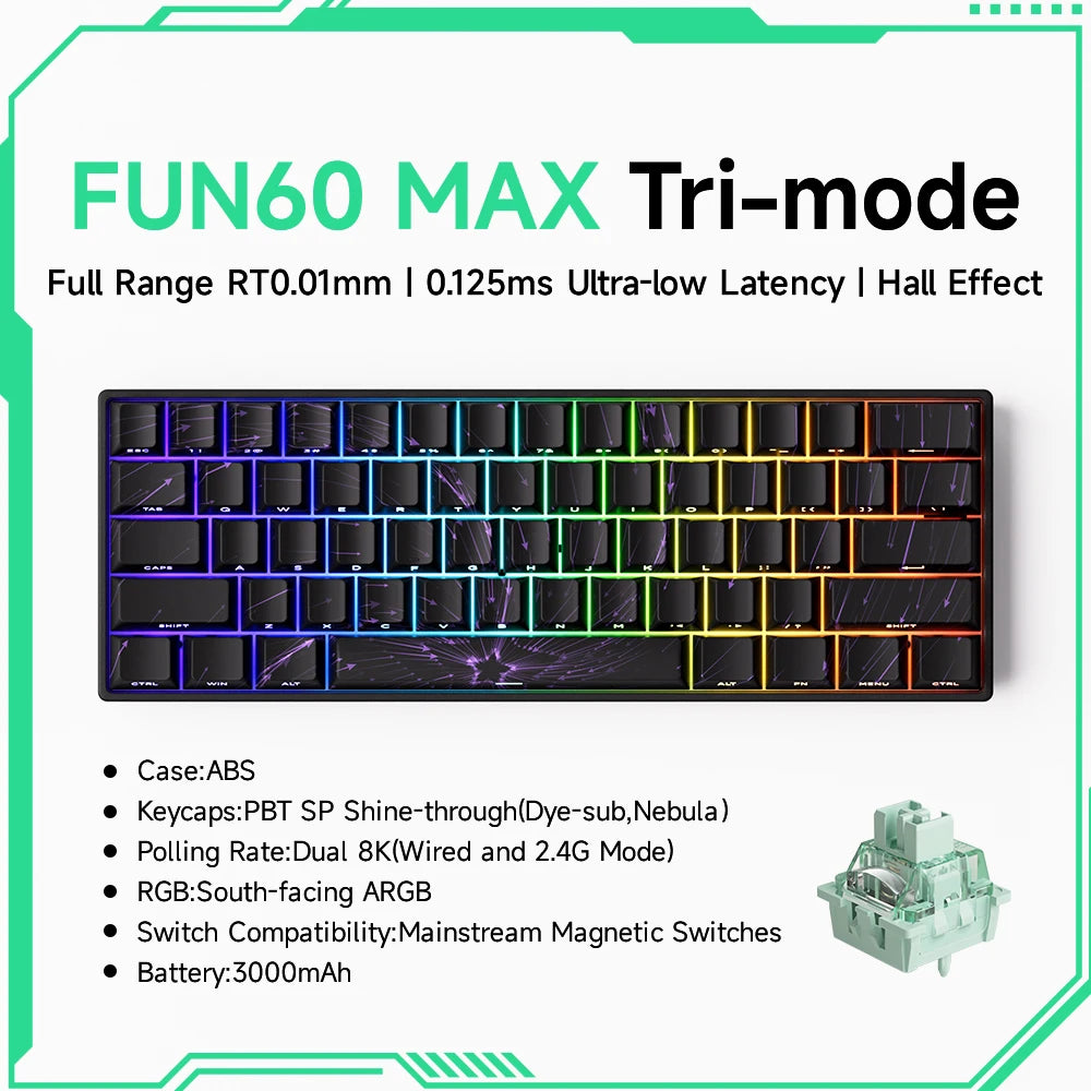 Teclado Mecânico com Switch Magnético