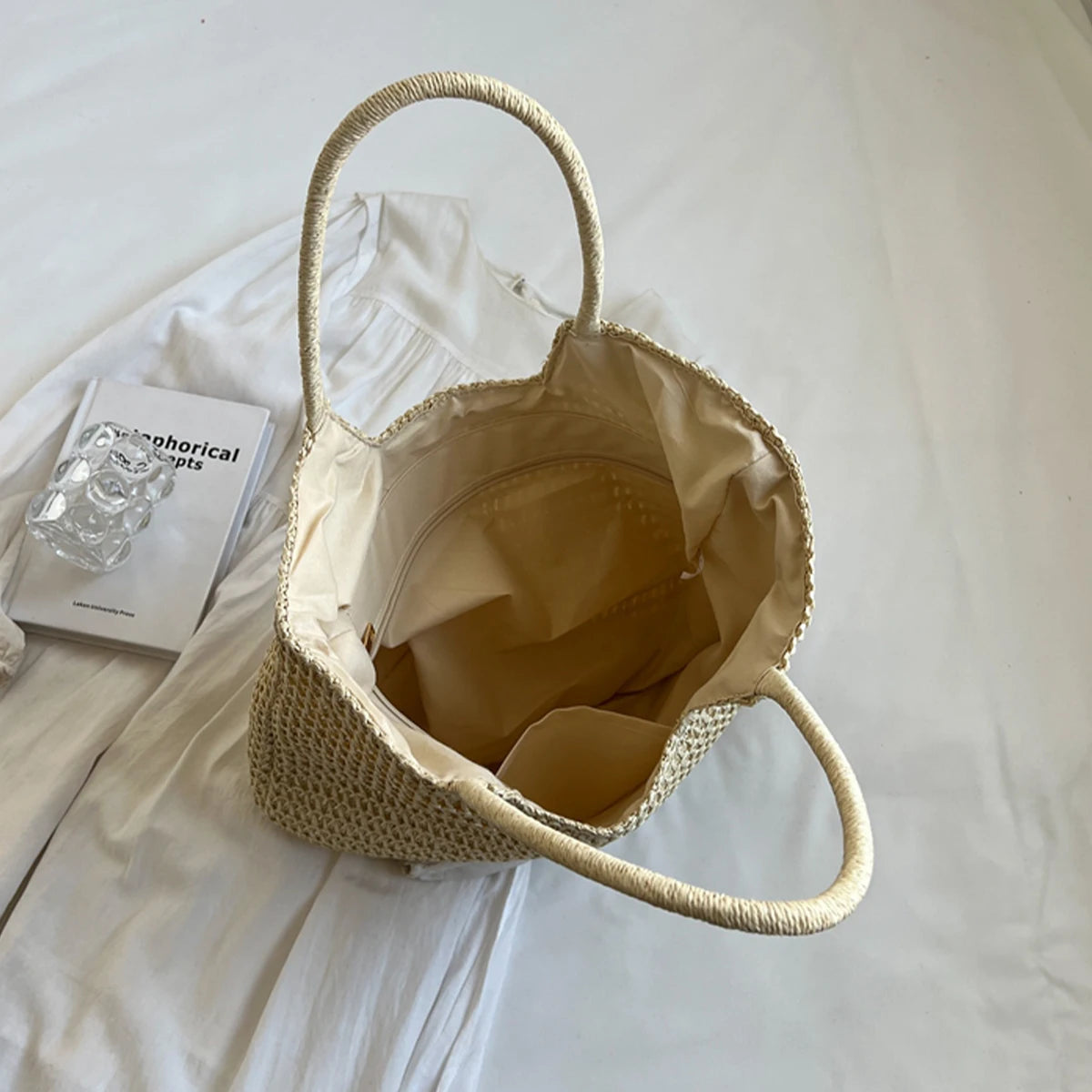 Bolsa Tote de Palha