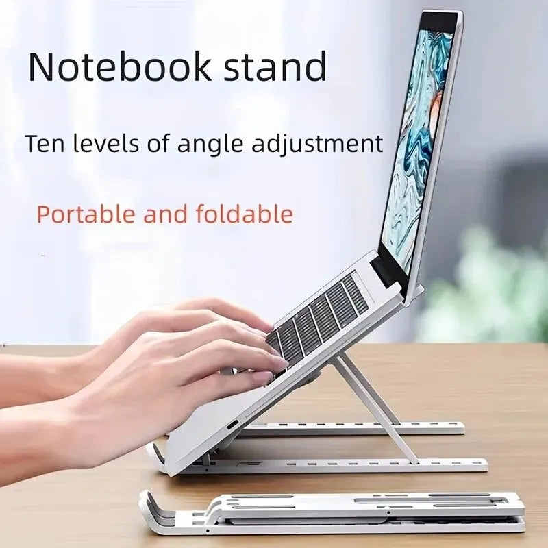 Suporte para Laptop Ajuste em 10 Níveis Dobrável