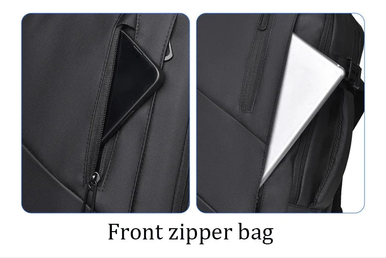 Mochila – Impermeável, Expansível, com Porta USB e Compartimento para Notebook 15.6”