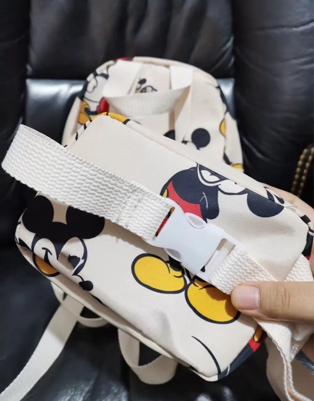 Mochila Nylon Infantil Disney Mickey Mouse