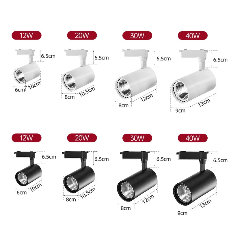 Luminária de Trilho LED para Teto