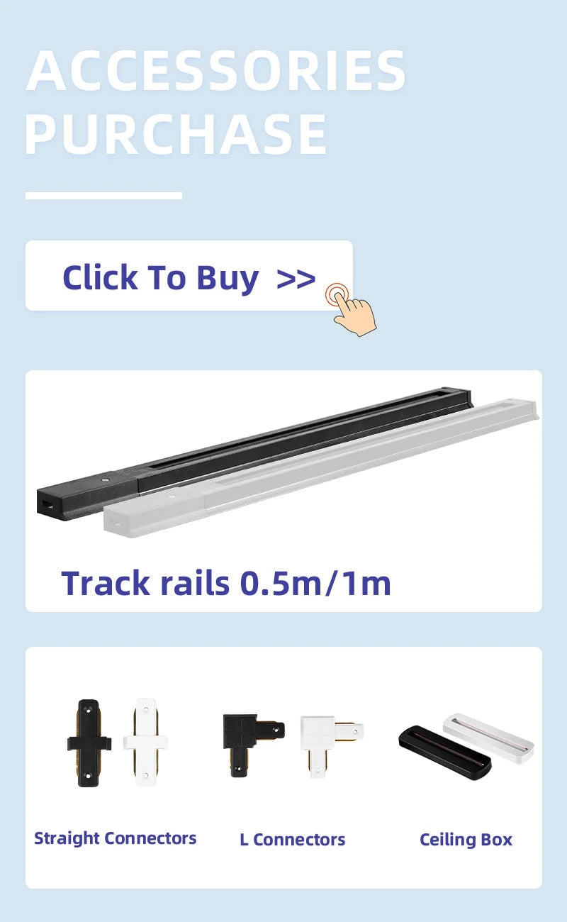 Luminária de Trilho LED para Teto