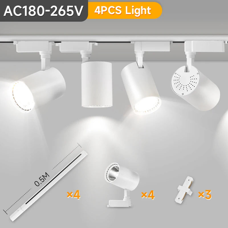Luminária de Trilho LED para Teto