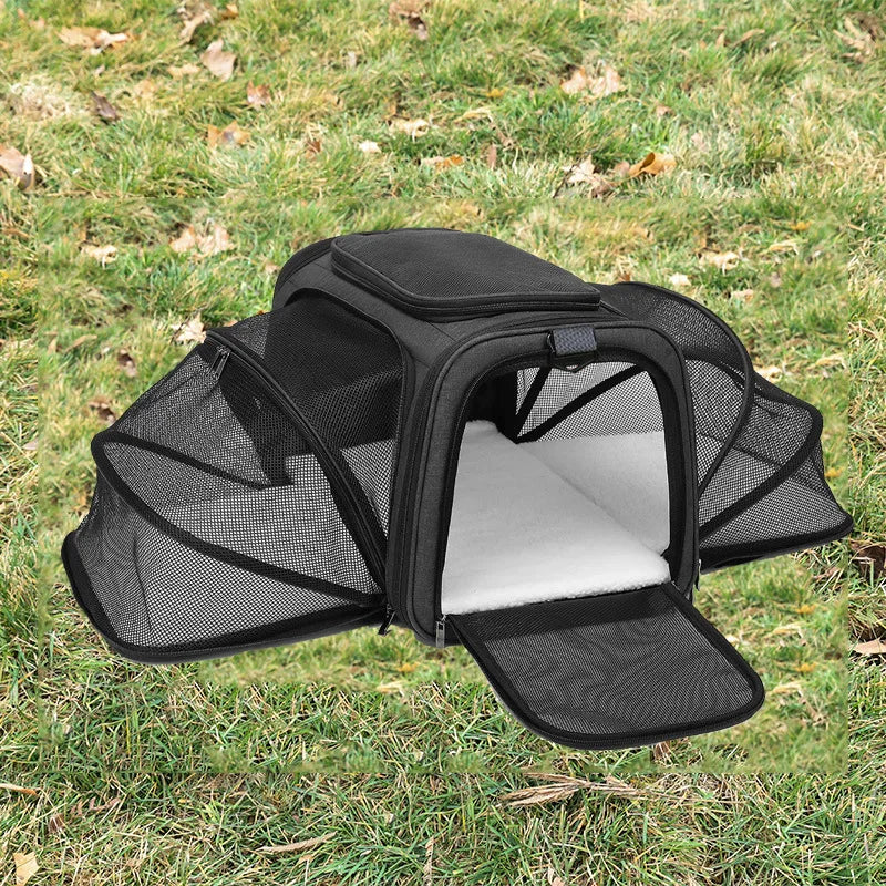 Bolsa de Transporte Pet Expansível e Dobrável