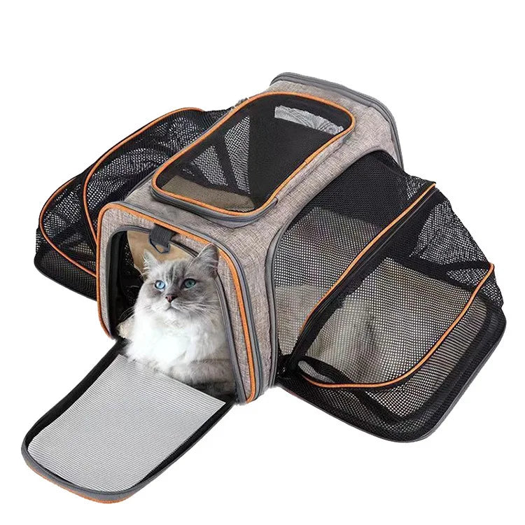 Bolsa de Transporte Pet Expansível e Dobrável