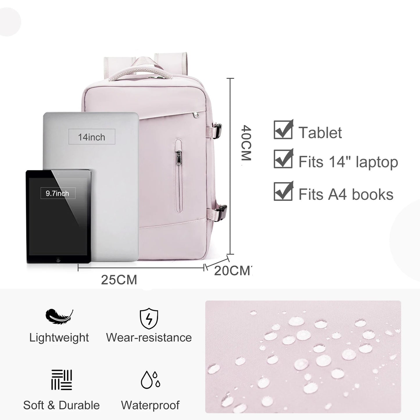 Mochila de Viagem Aprovada para Avião