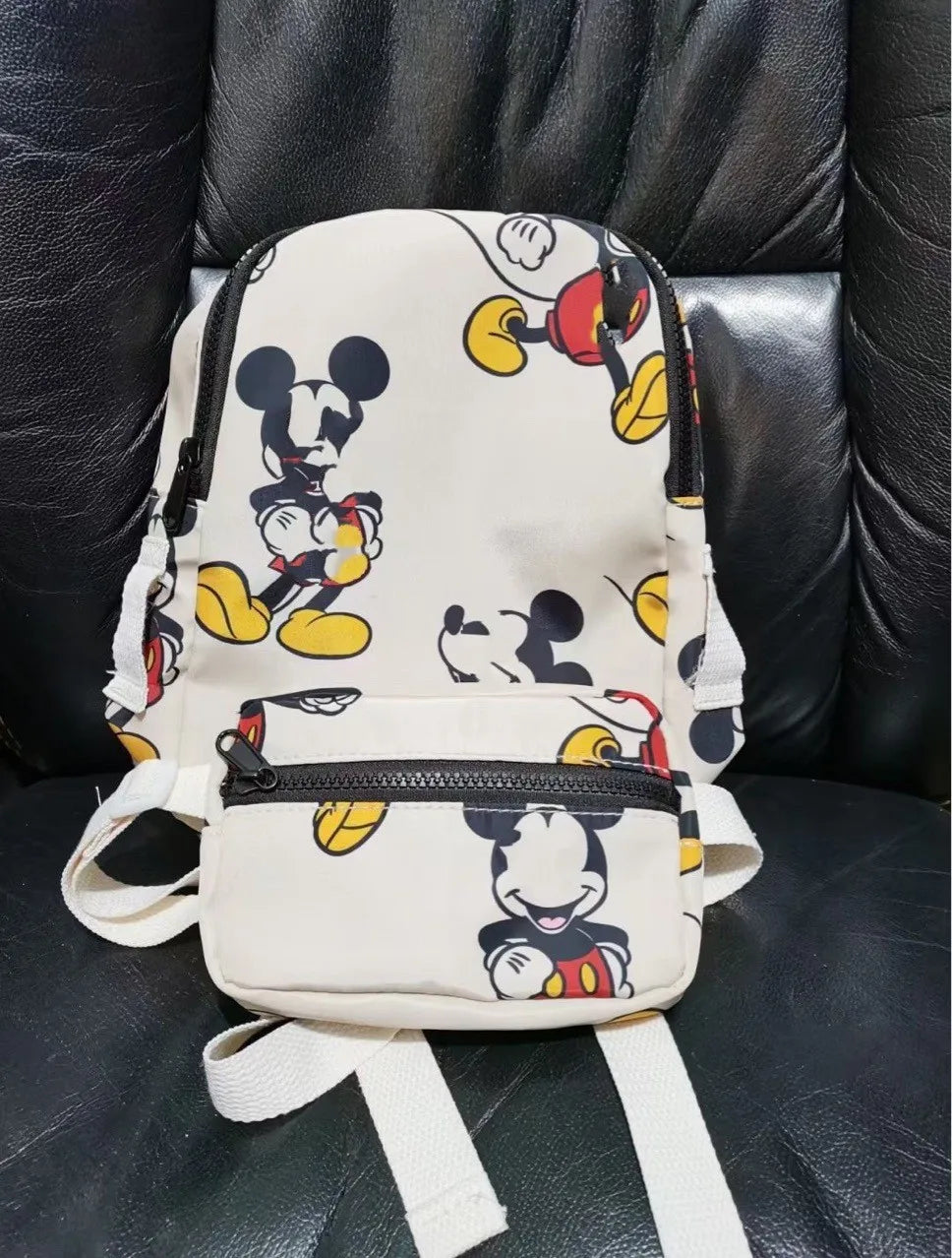 Mochila Nylon Infantil Disney Mickey Mouse